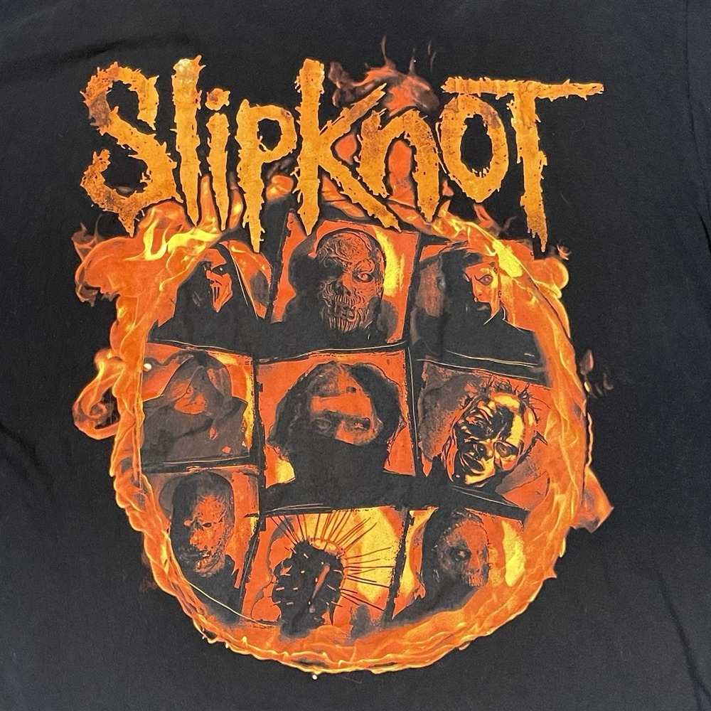 Slipknot Band‎ Shirt Men Large Black We Are Not Your Kind Tour Tee Heavy Metal